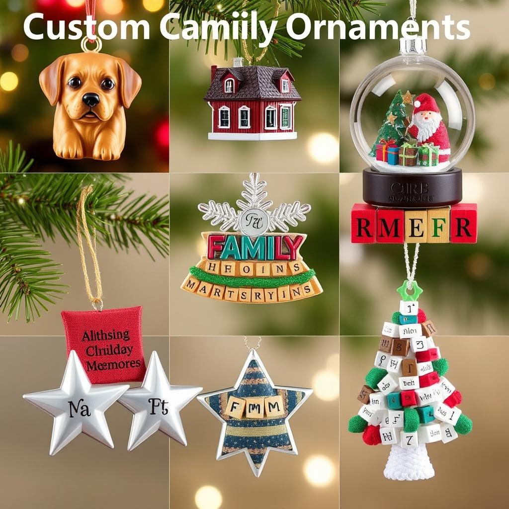 8 Custom Christmas Ornaments That Tell Your Family's Story