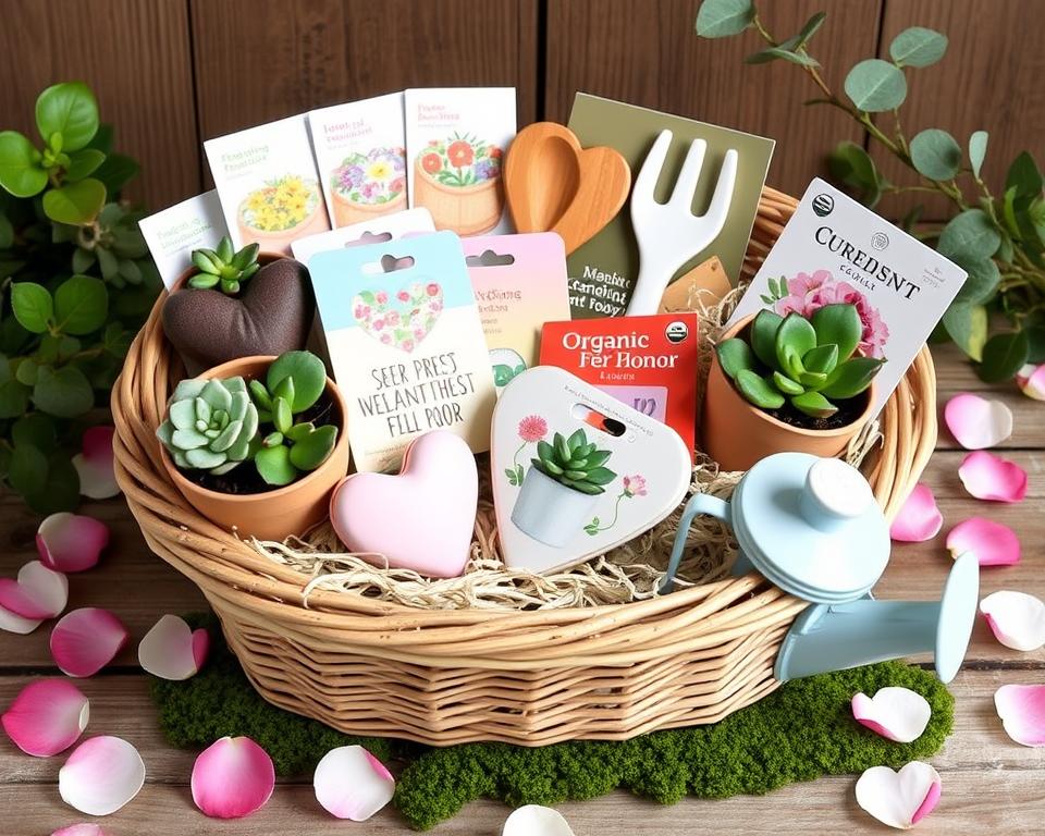 Botanical Valentine treasures gift basket Botanical Valentine treasures gift basket
