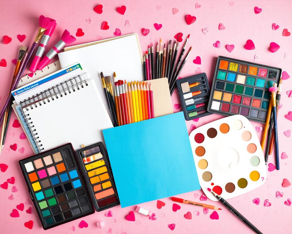Creative Art Supplies Valentine's Day Gifts