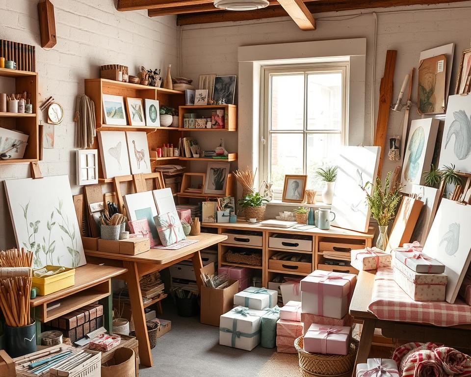 Thoughtful Gift Presentation for Artists