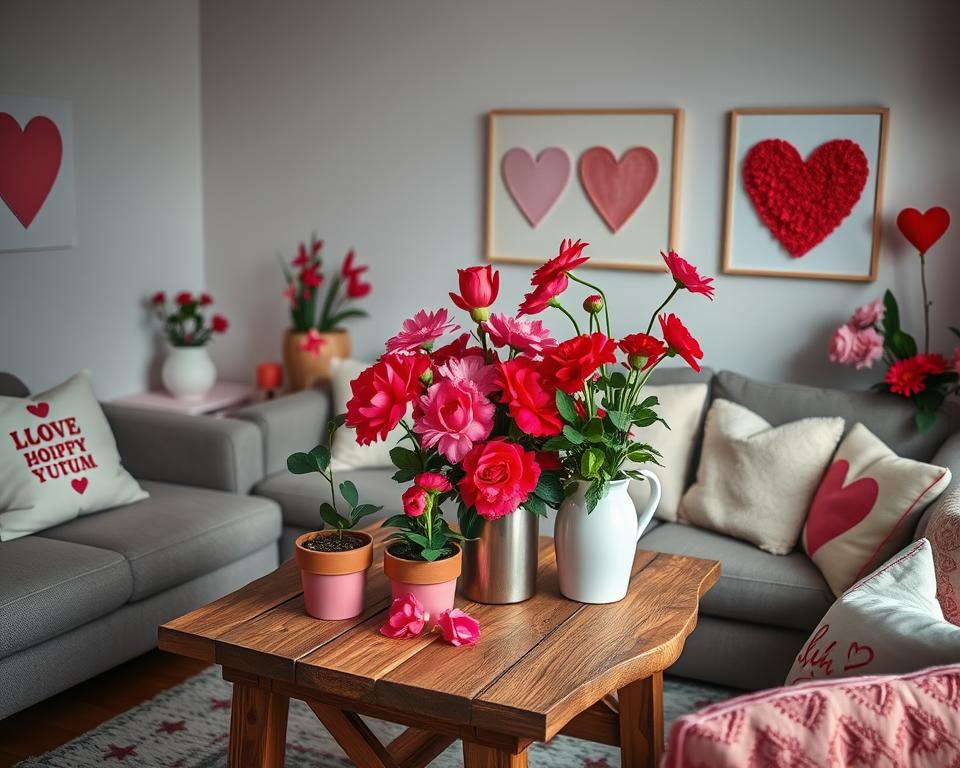Valentine's Day Home Decor Plants