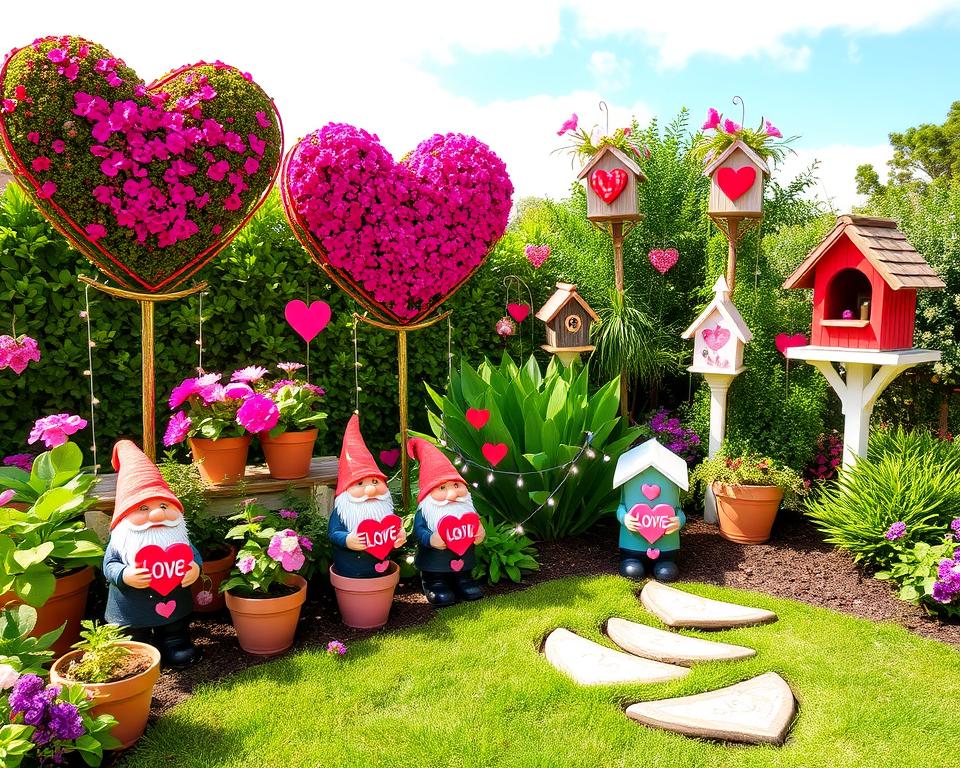 Whimsical Garden Decor for Valentine's Day Whimsical Garden Decor for Valentine's Day
