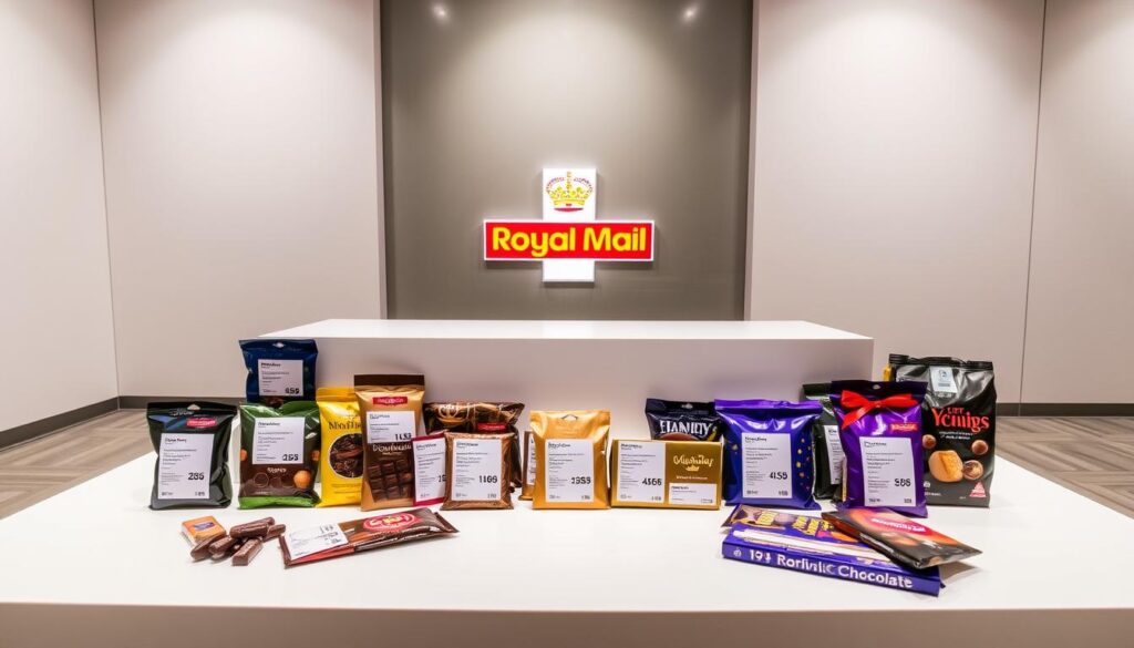 Royal Mail Chocolate Shipping Costs