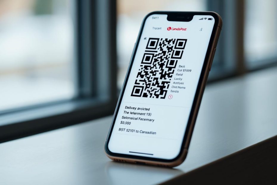 how to track canada post with qr code