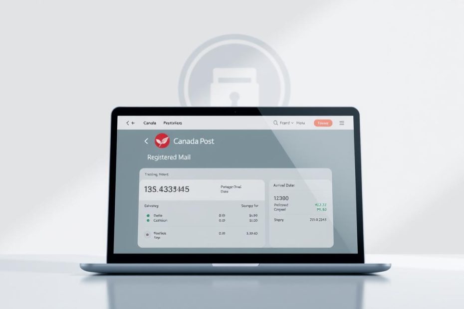 how to track registered mail canada post