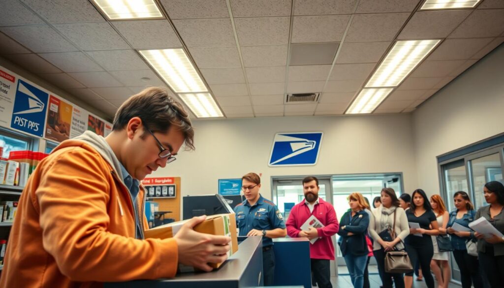 USPS Package Drop-Off Process