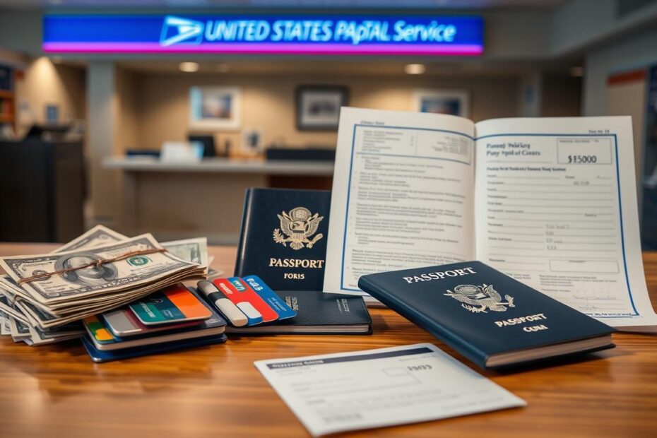 how to pay for passport at usps