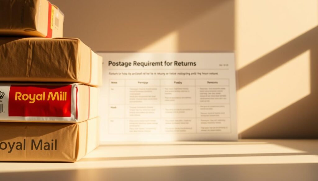 Royal Mail Return Postage Guidelines
