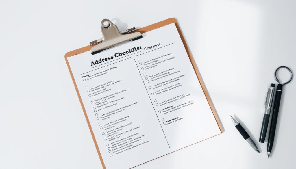 Address Change Preparation Checklist