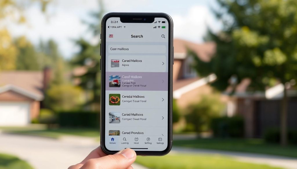 Canada Post Mobile App Mailbox Finder