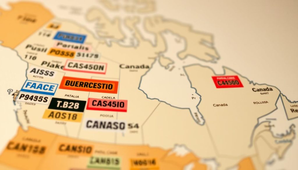 Canadian Postal Code Regional Variations