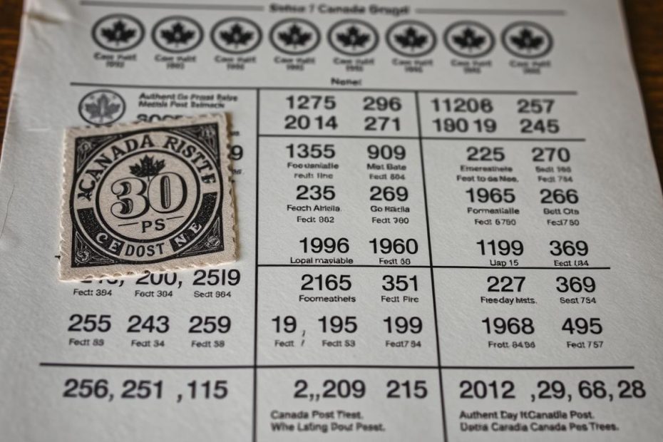 how to read a canada post postmark