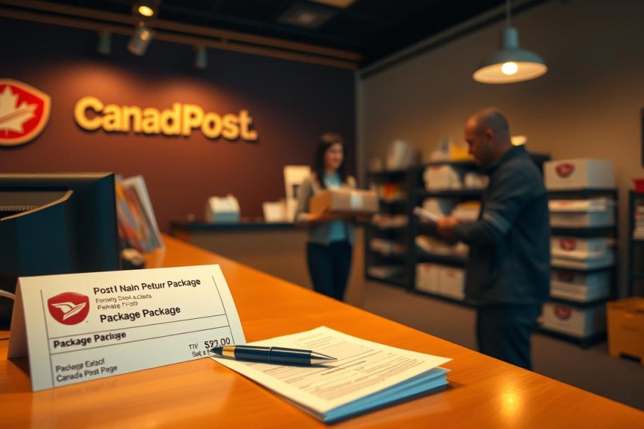 how to return a package canada post