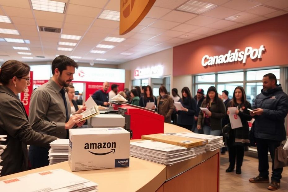 how to return amazon products via canada post