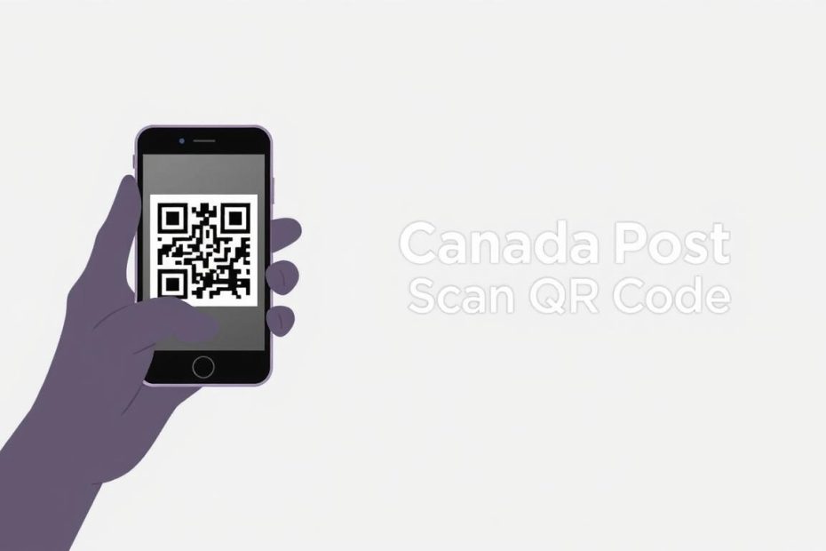 how to scan canada post qr code
