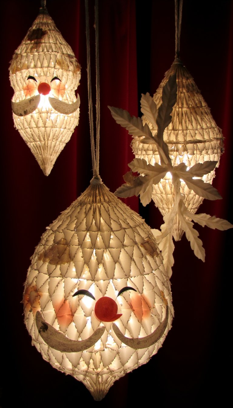 9. Paper Honeycomb Ornaments