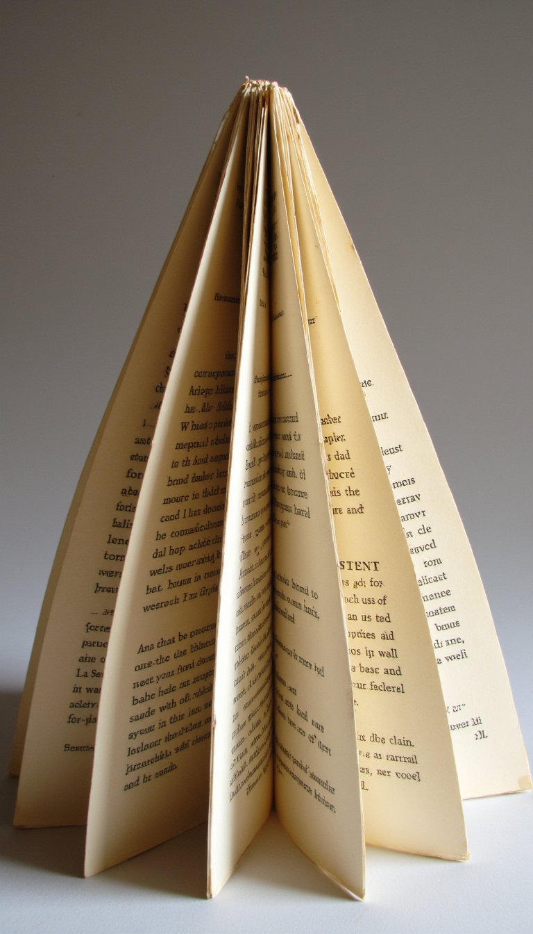 13. Book Page Christmas Tree