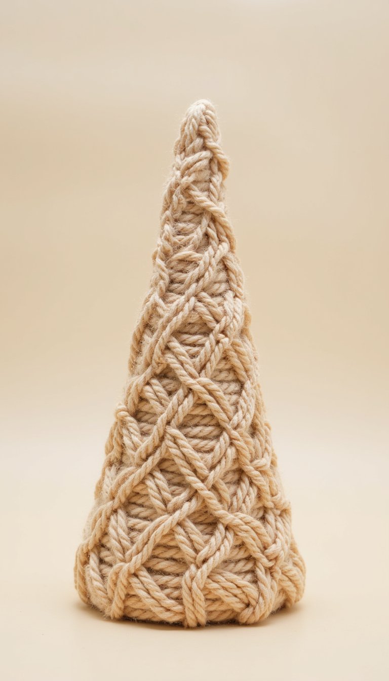 24. The Yarn-Wrapped Cone Tree