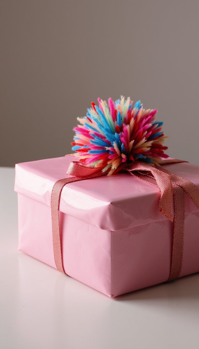 8. The Whimsical Pom-Pom Topper