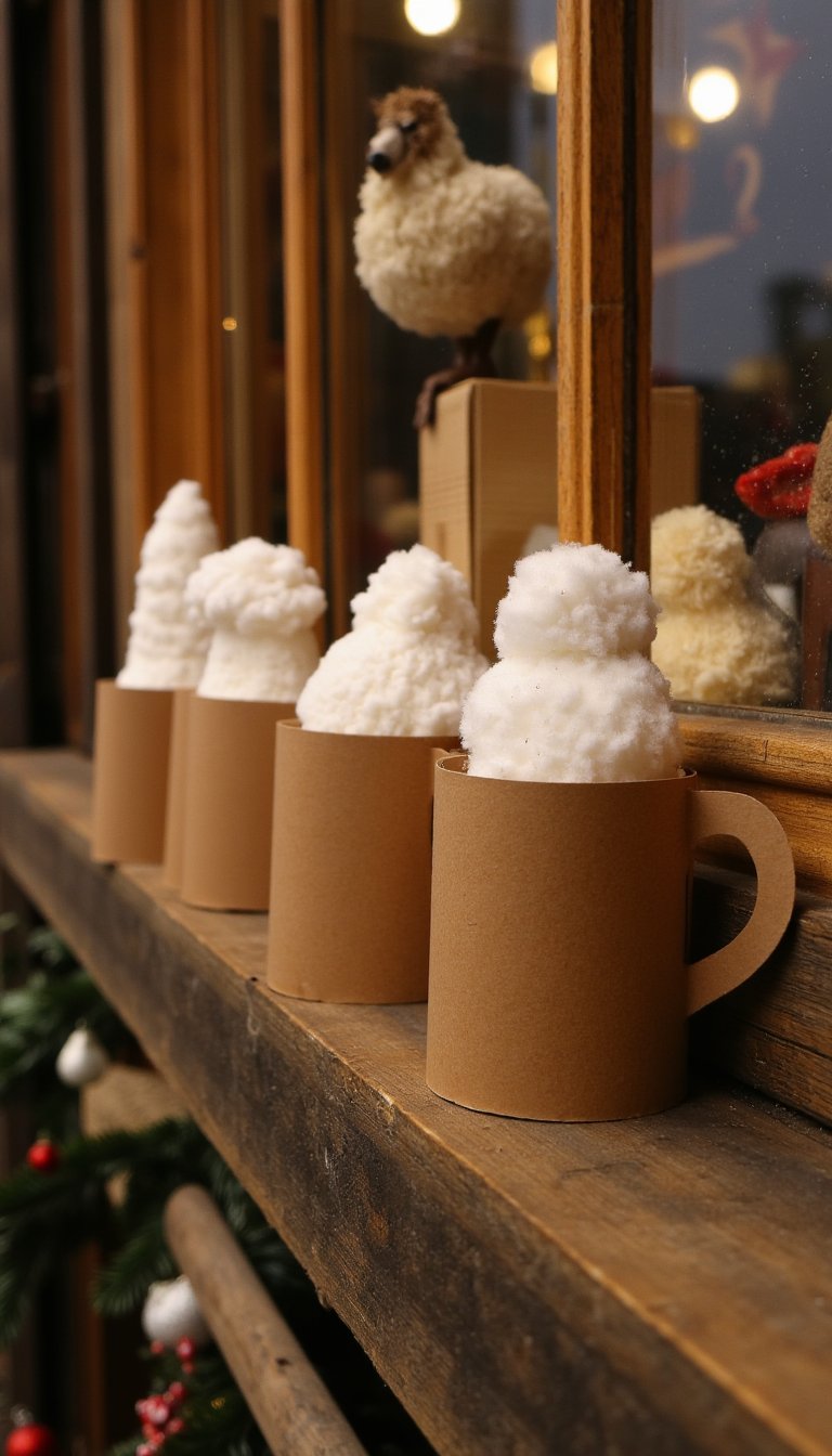 26. A Hot Cocoa Mug Line-Up