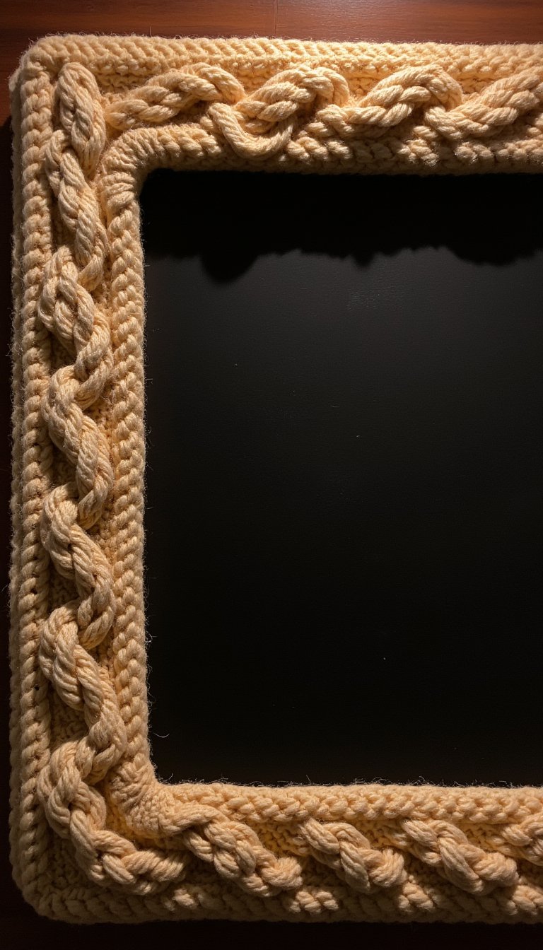 10. A Cozy Knit Pattern Border