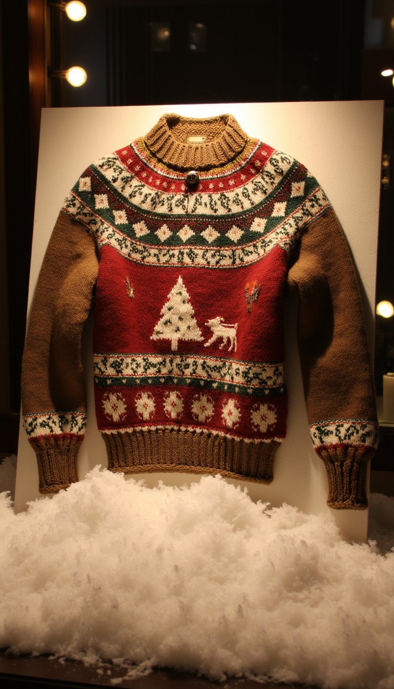 12. A Sweater Weather Knitted Display