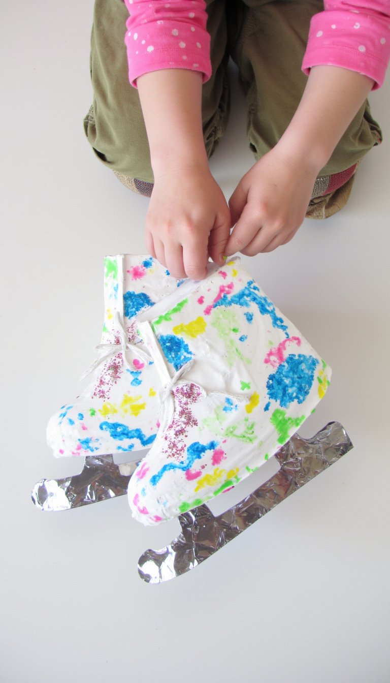 7. Paper Plate Skates