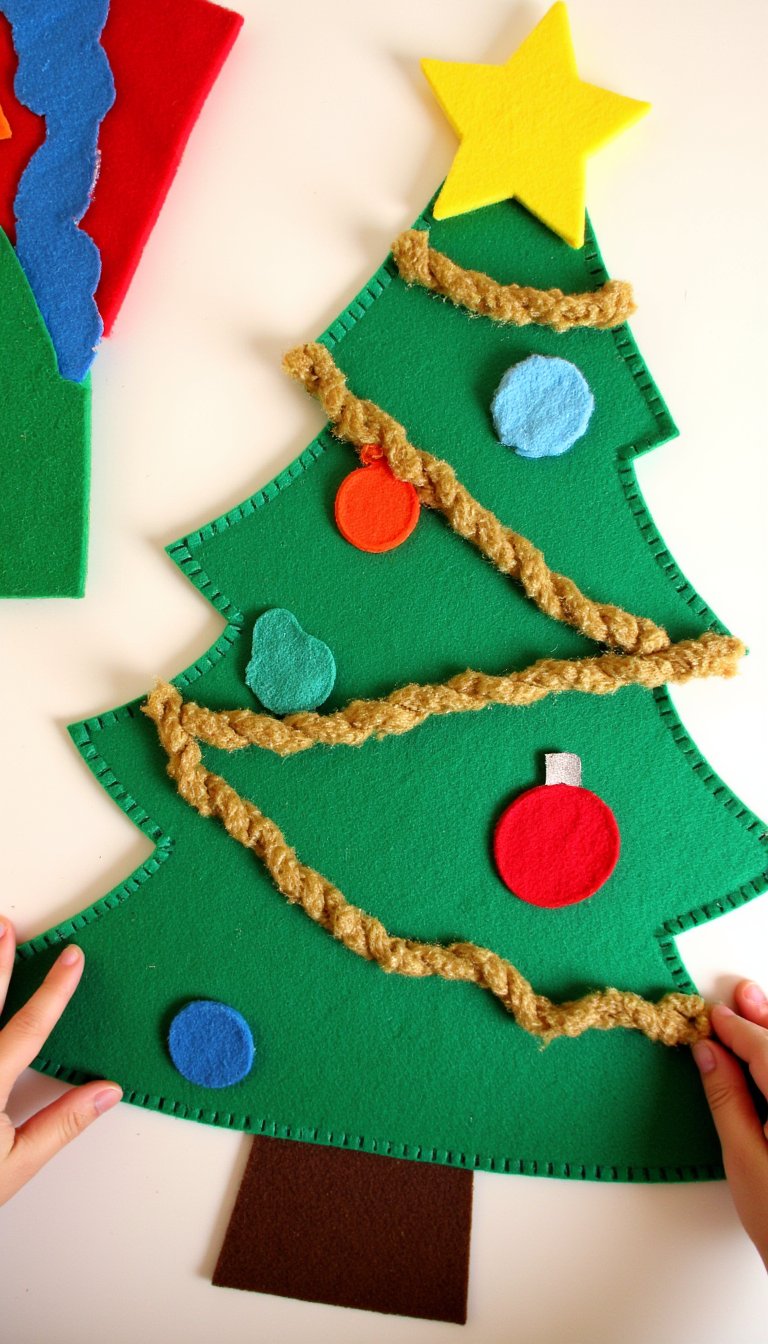 20. Felt Christmas Tree Felt Board