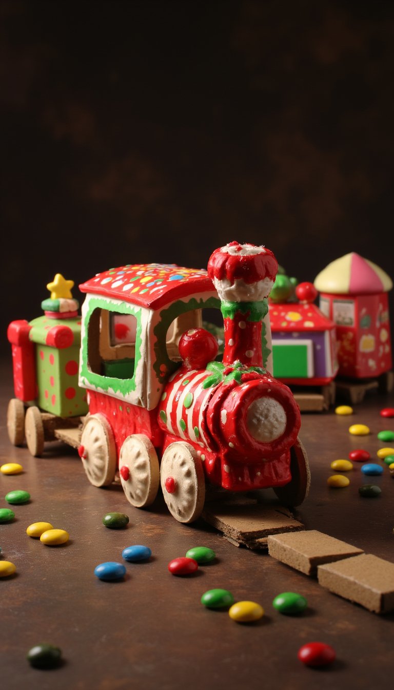 21. Christmas Train with Candy Cars