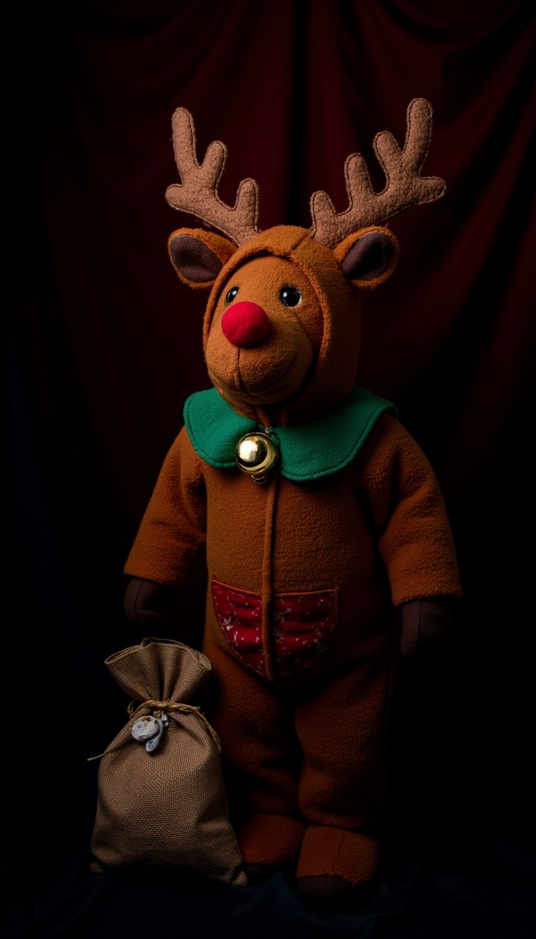 22. A Festive Holiday Reindeer