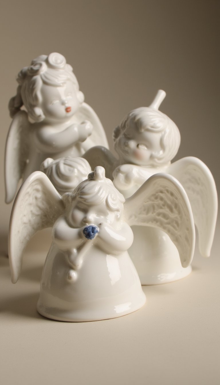 7. Delicate Porcelain Angels