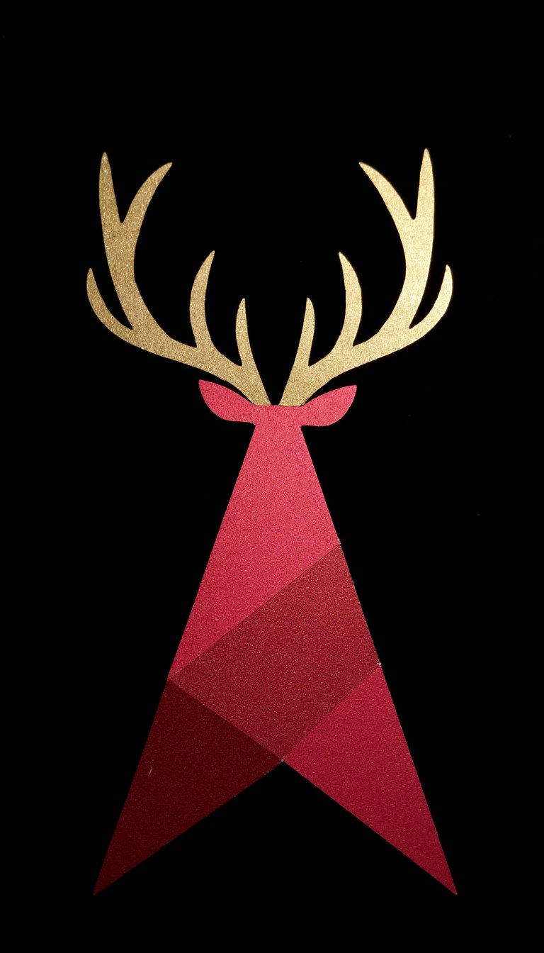 7. Modern Geometric Deer