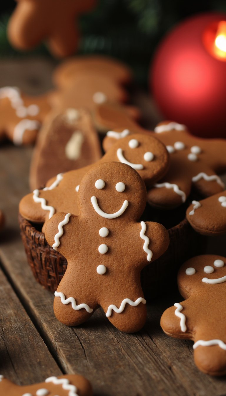 15. Polymer Clay Gingerbread Men