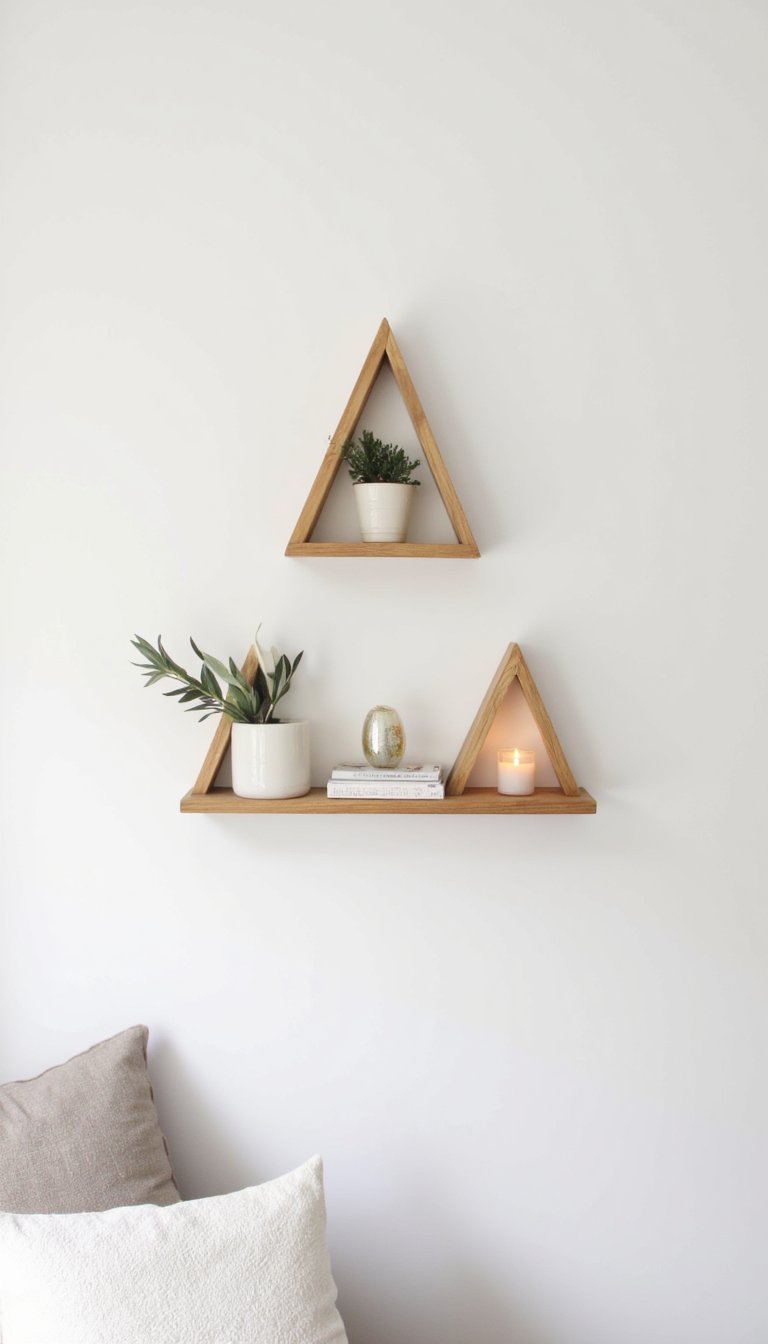 3. The Floating Shelf "Tree"