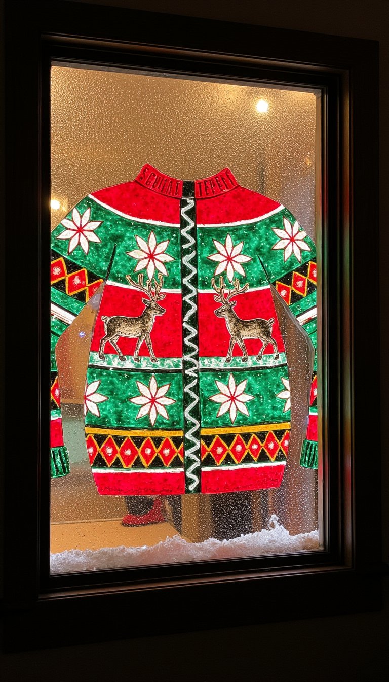 4. The Cozy Christmas Sweater Scene