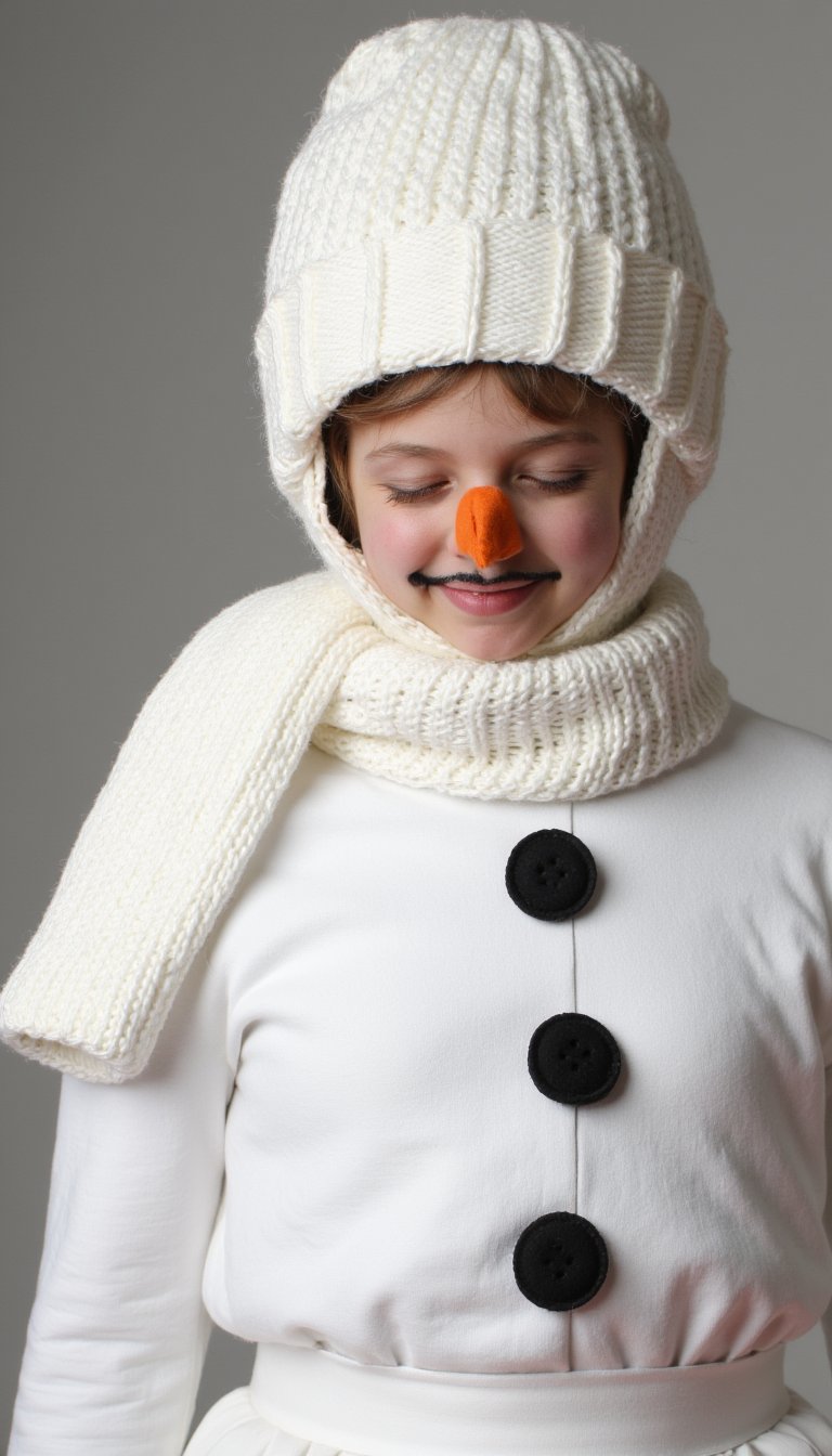 16. A Holiday-Ready Snowperson