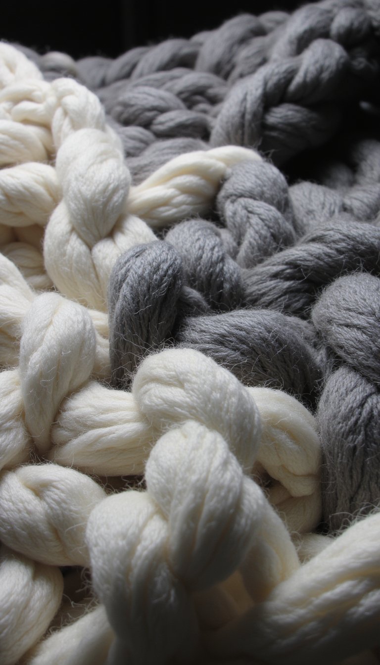 1. Chunky Arm-Knit Blanket