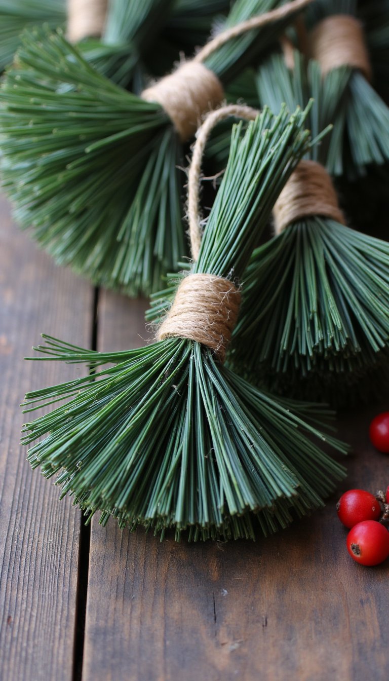 26. Pine Needle Sweeper Ornaments