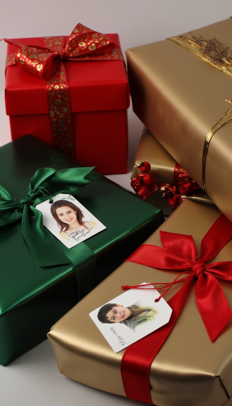 2. Personalized Gift Tags with Photos