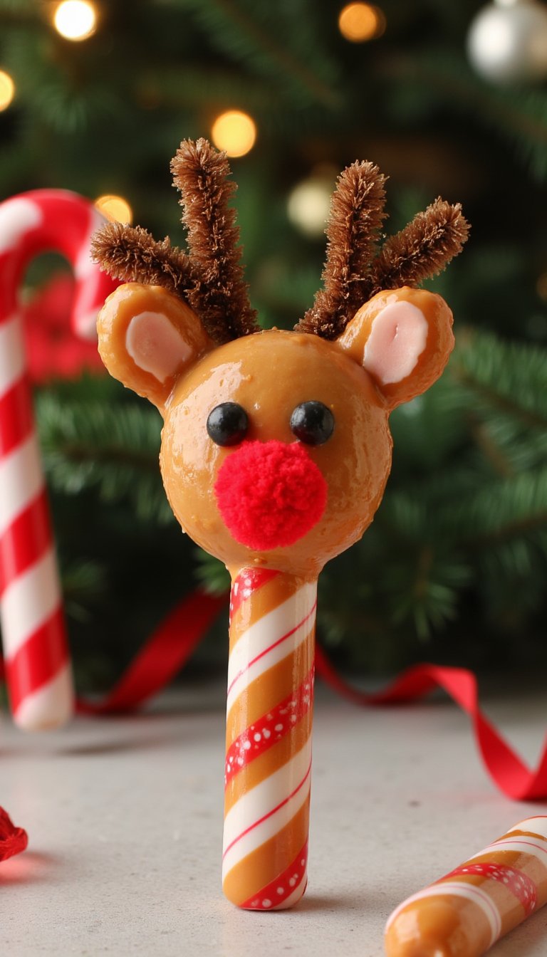 3. Candy Cane Reindeer