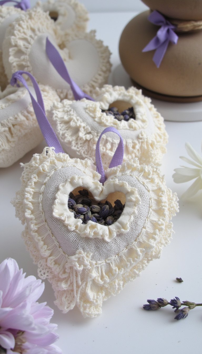 28. Lavender Sachet Hearts