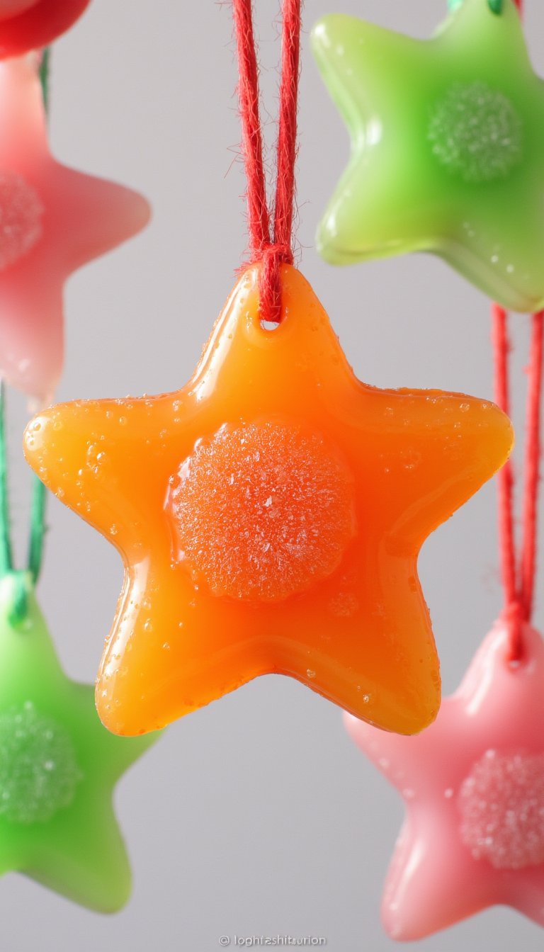 22. Starburst Star Ornaments