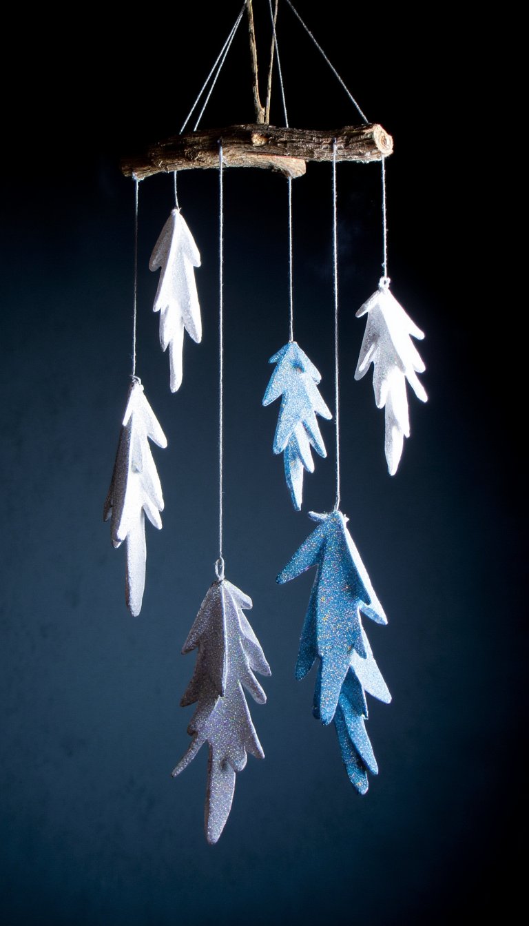 13. Sparkly Icicle Mobiles