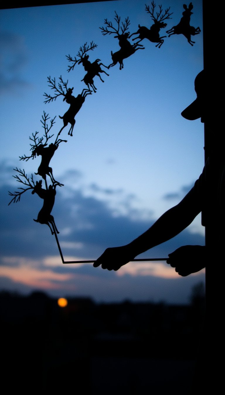 7. A Minimalist Christmas Tree Forest