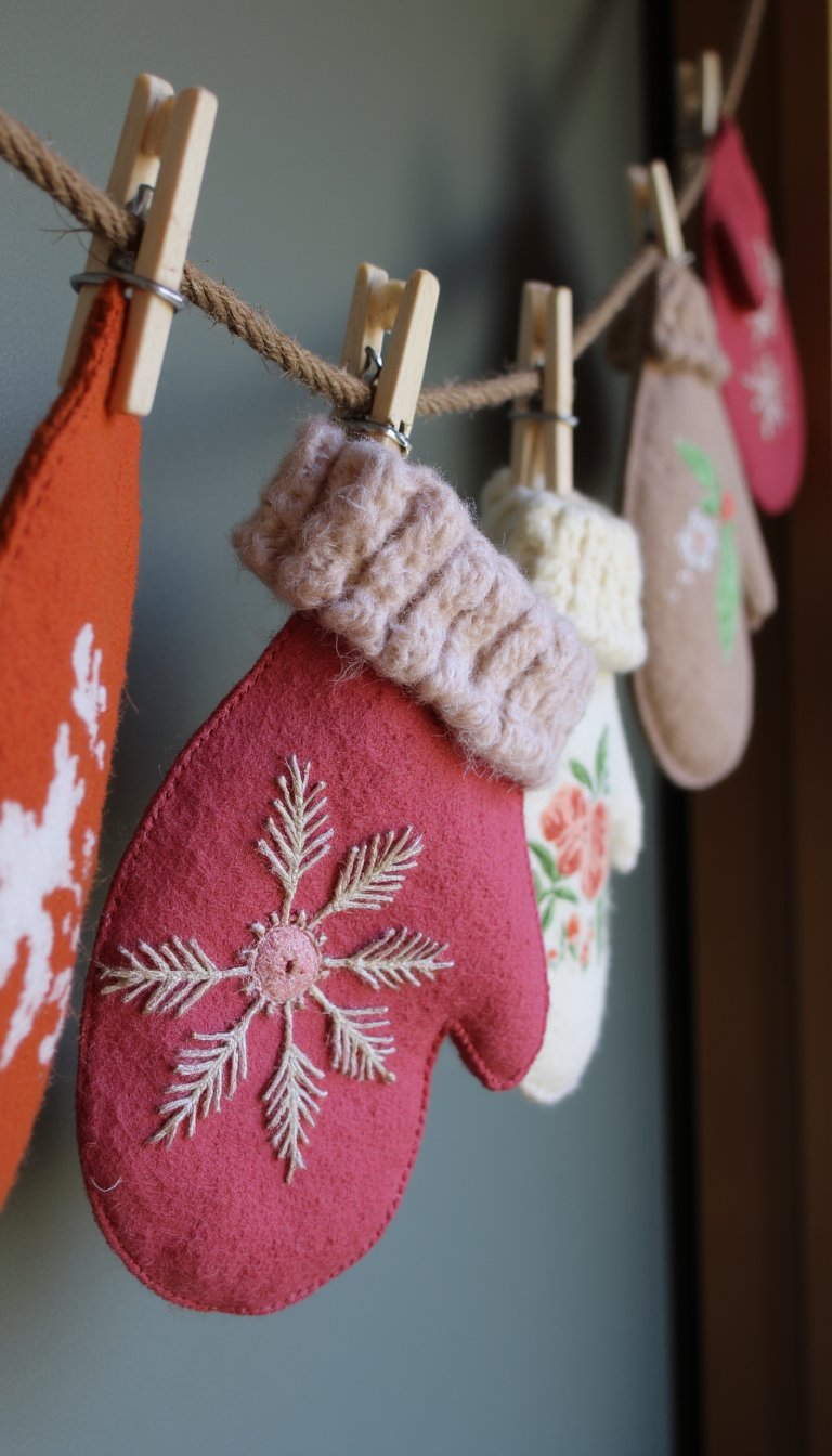 19. Mitten Garland