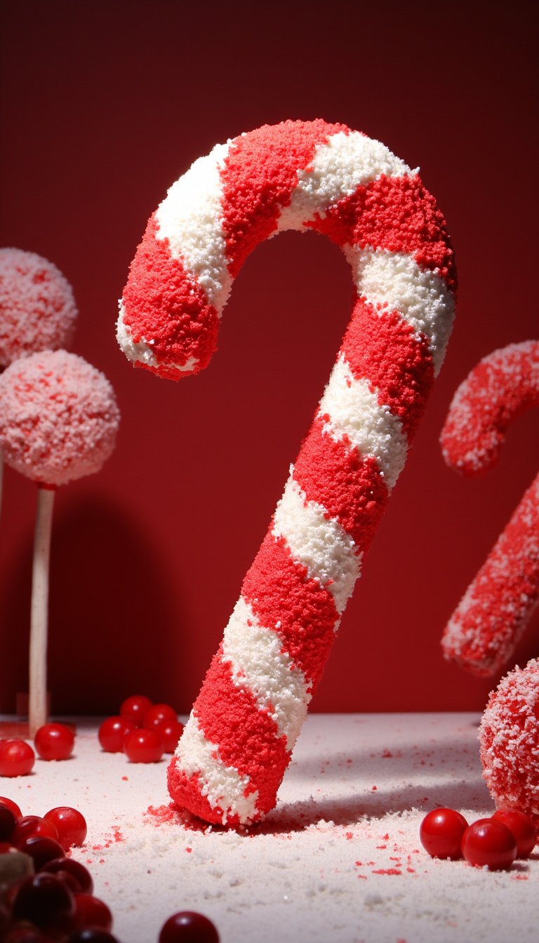 29. A Giant Candy Cane "29"