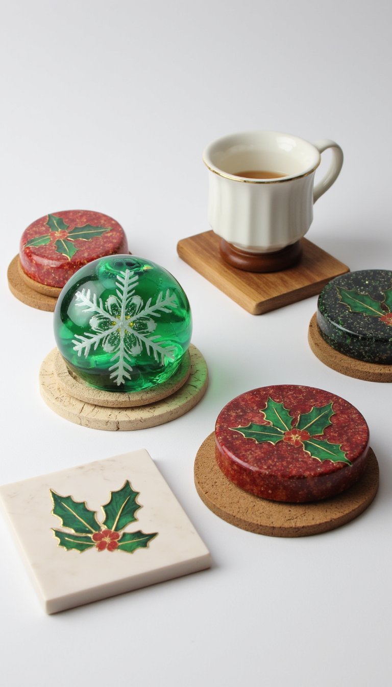 25. Holiday Coasters