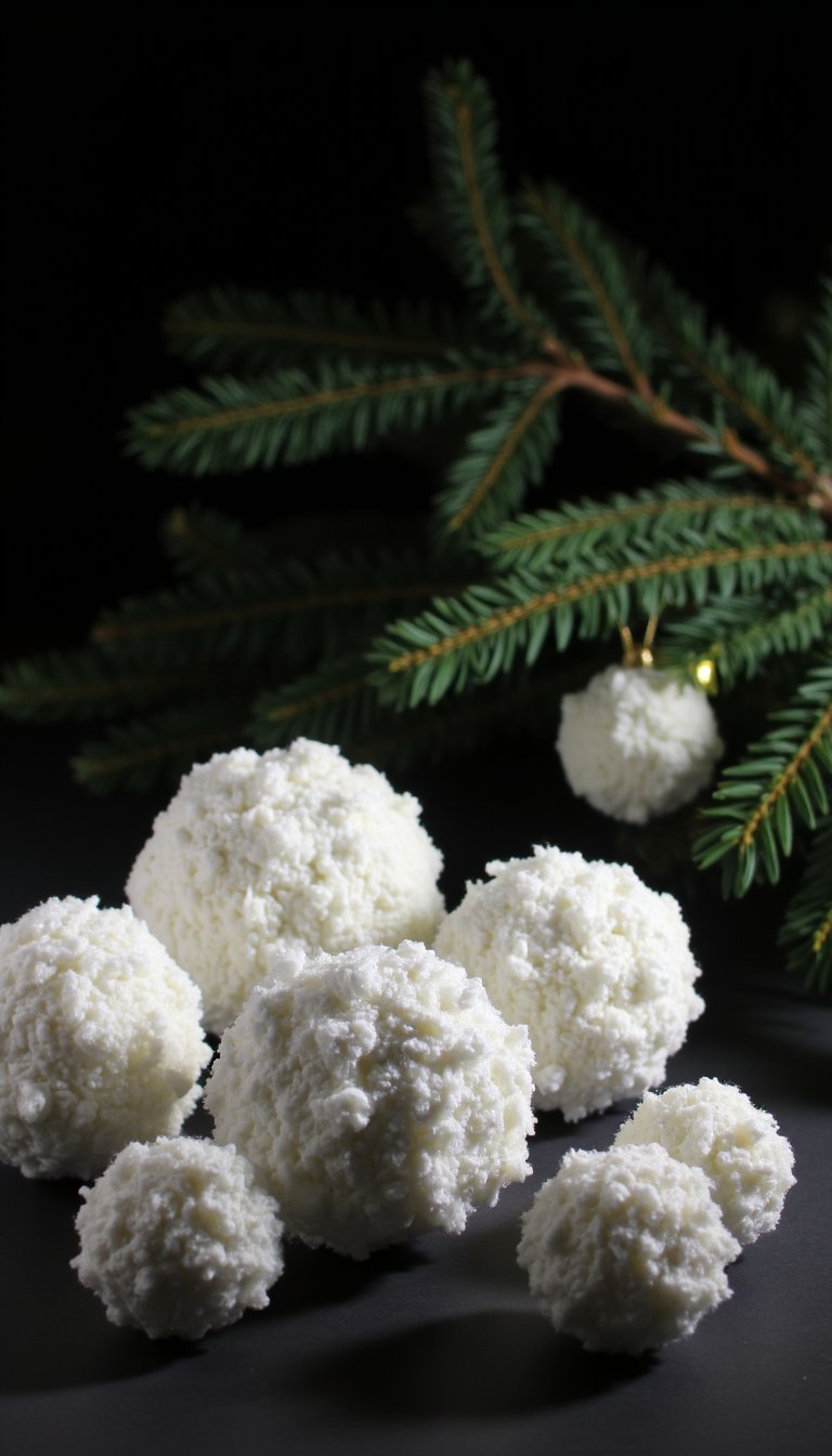 25. Crochet Snowballs