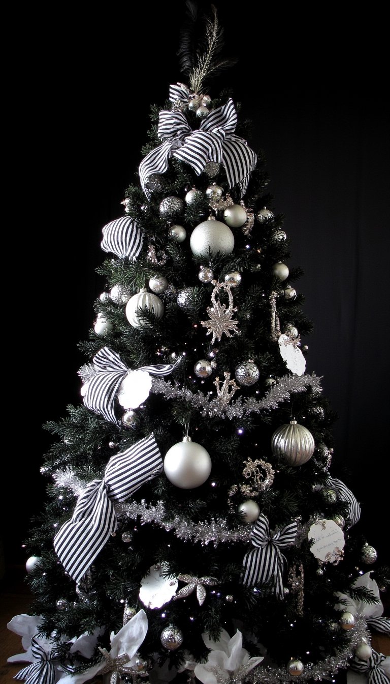 7. The Black, White, and Silver Theme
