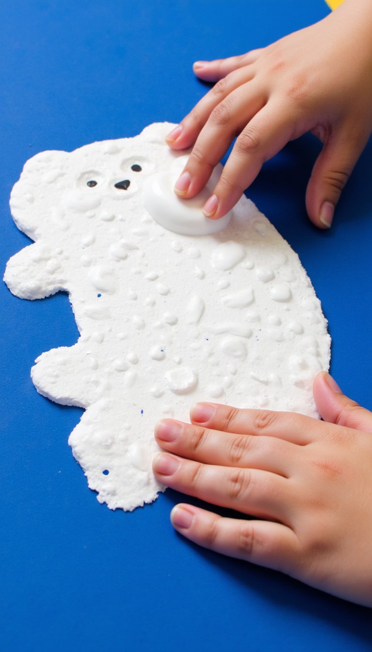8. Bubble Wrap Printed Polar Bear